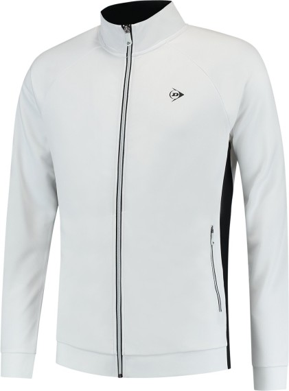 DUNLOP CLUB LINE BOYS KNITTED JACKET WHITE/BLACK