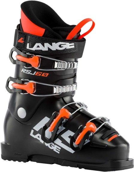 LANGE Skischuh RSJ 60 - BLACK/ORANGE FLUO