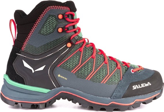SALEWA WS MTN TRAINER LITE MID GTX FELD GREEN/FLUO CORAL