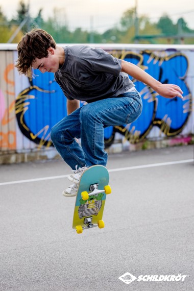 SCHILDKRÖT FUN SPORTS Skateboard KICKER 31´ Green Dog